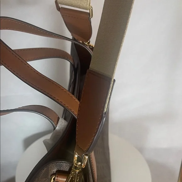 Michael Kors Dark Brown Monogram Briefcase - Picture 10 of 15